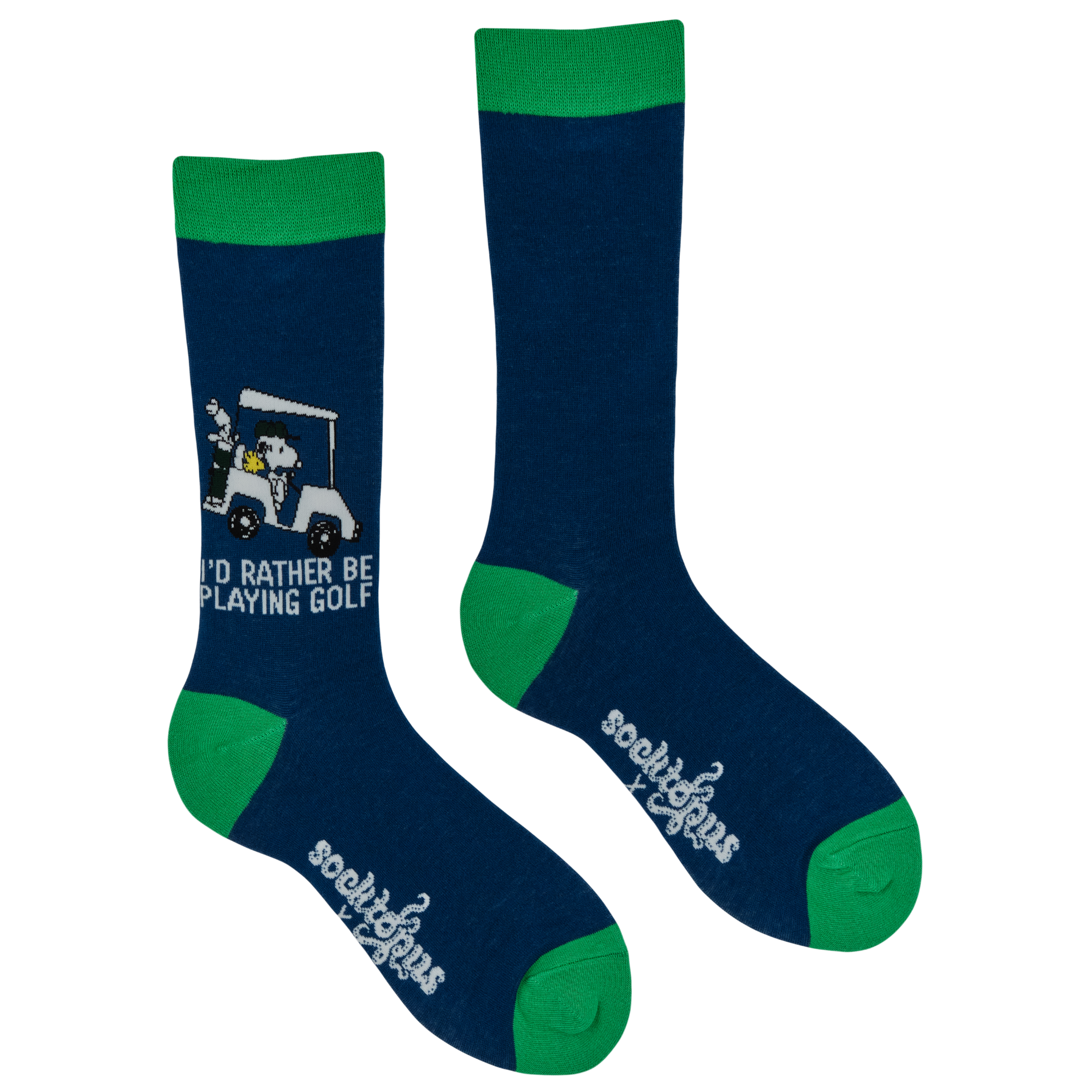 I'd Rather be Playing Golf Socks - Peanuts