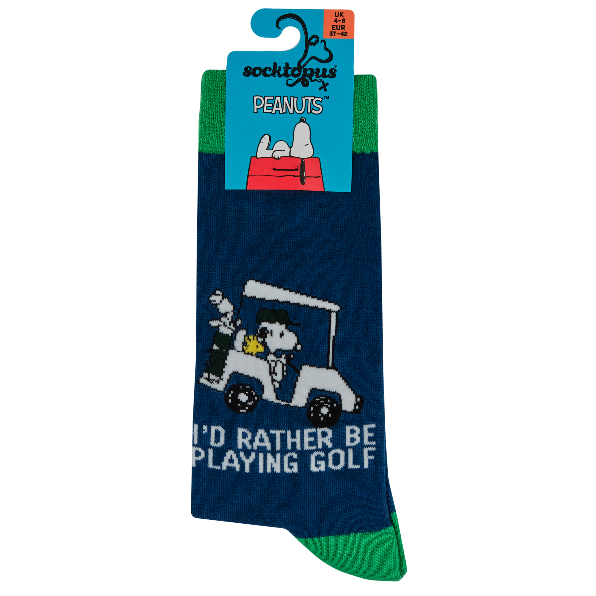 I'd Rather be Playing Golf Socks - Peanuts