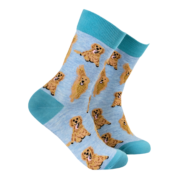 Golden Retriever Socks - I'm A Retriever - LIGHT BLUE