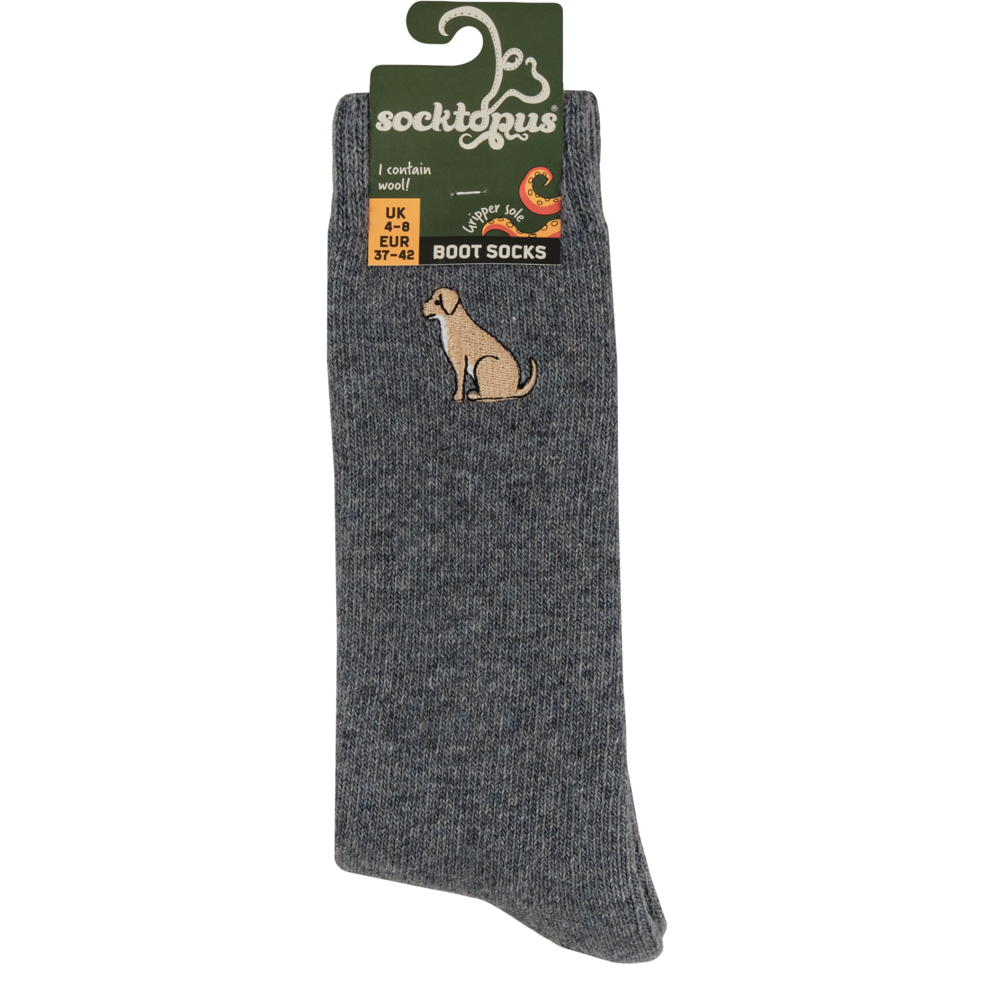 Labrador Embroidered Boot Socks