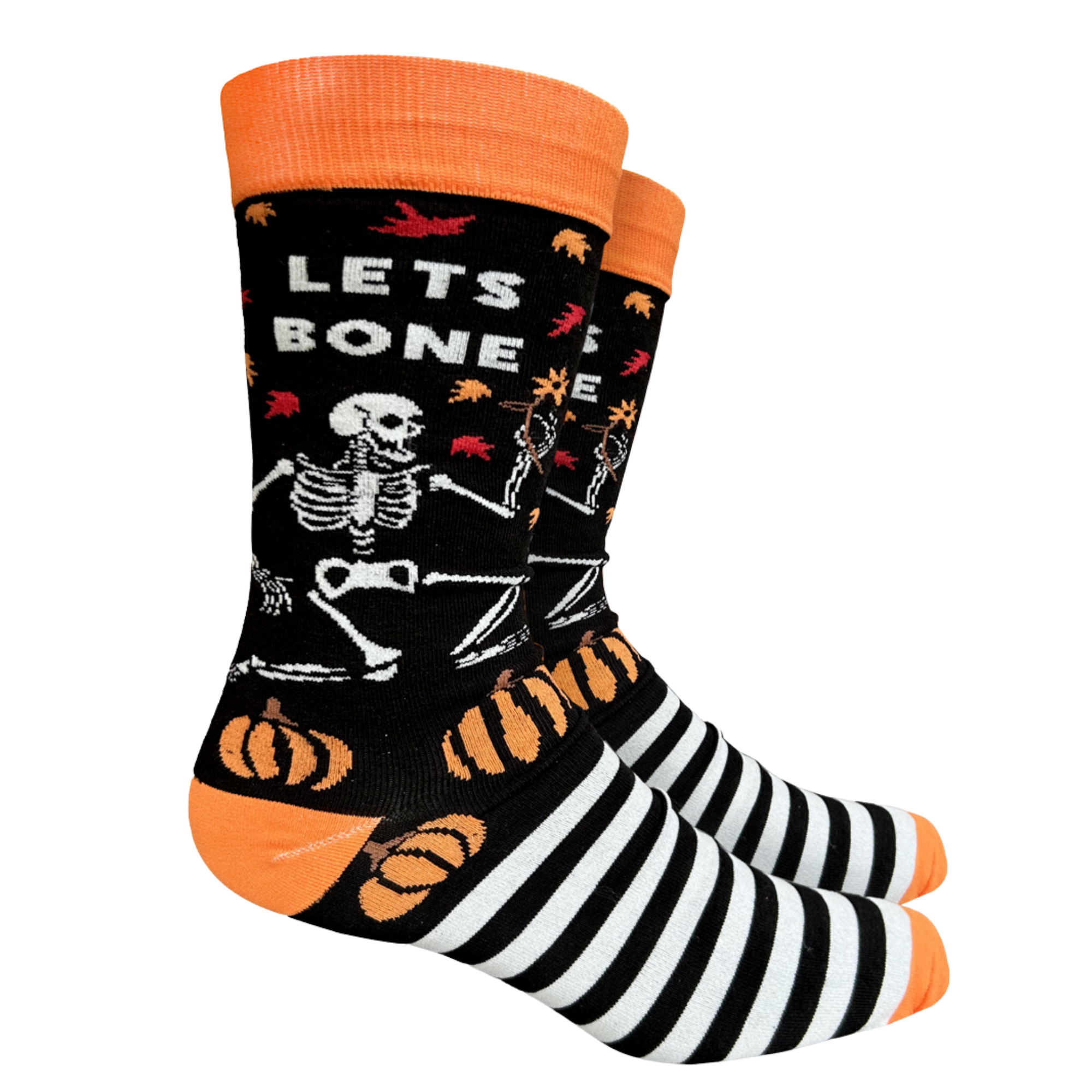 Let's Bone Slogan Socks