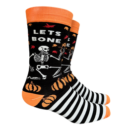 Let's Bone Slogan Socks