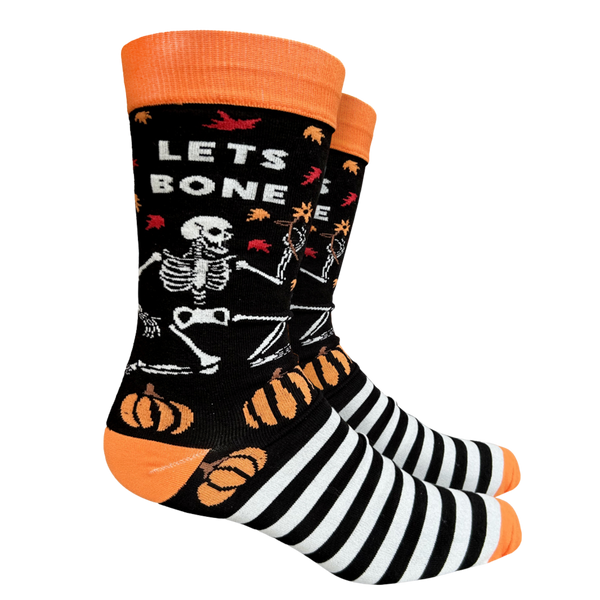 Let's Bone Slogan Socks