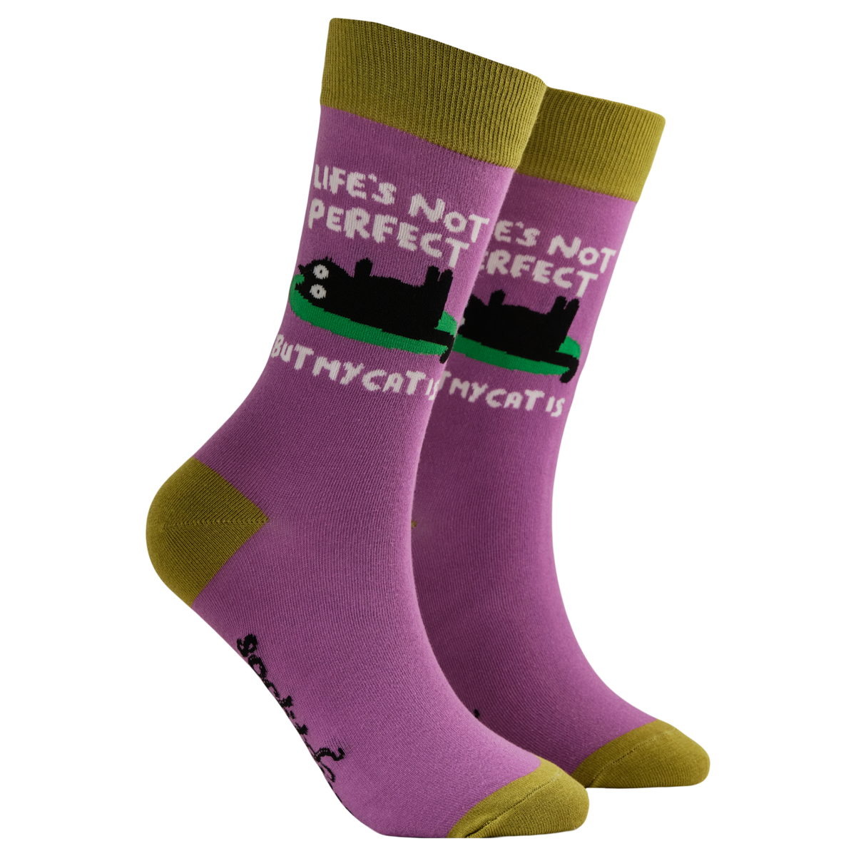 Life's Not Perfect But My Cat Is Socks - Paper Tail