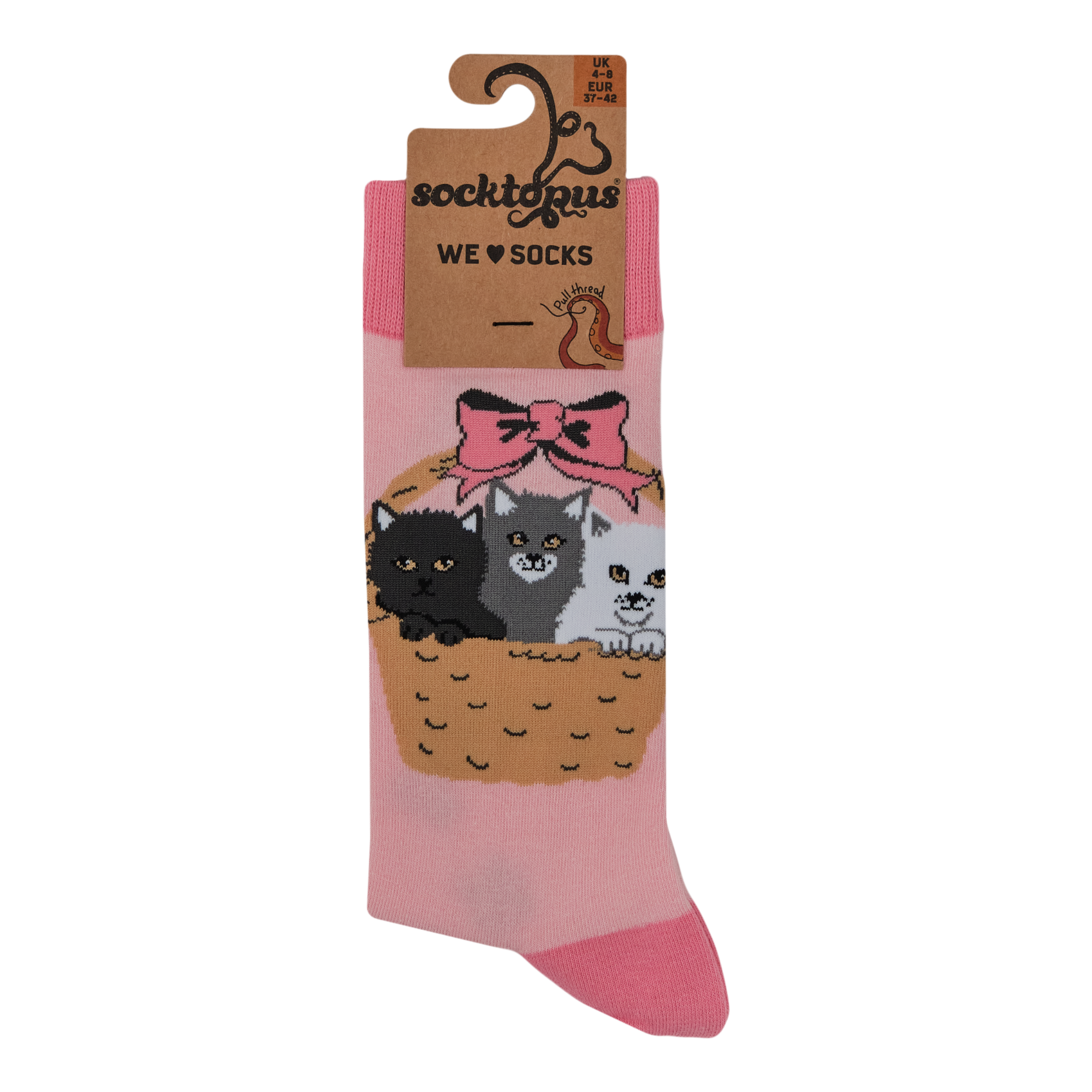 Kitten Socks - Litter Basket