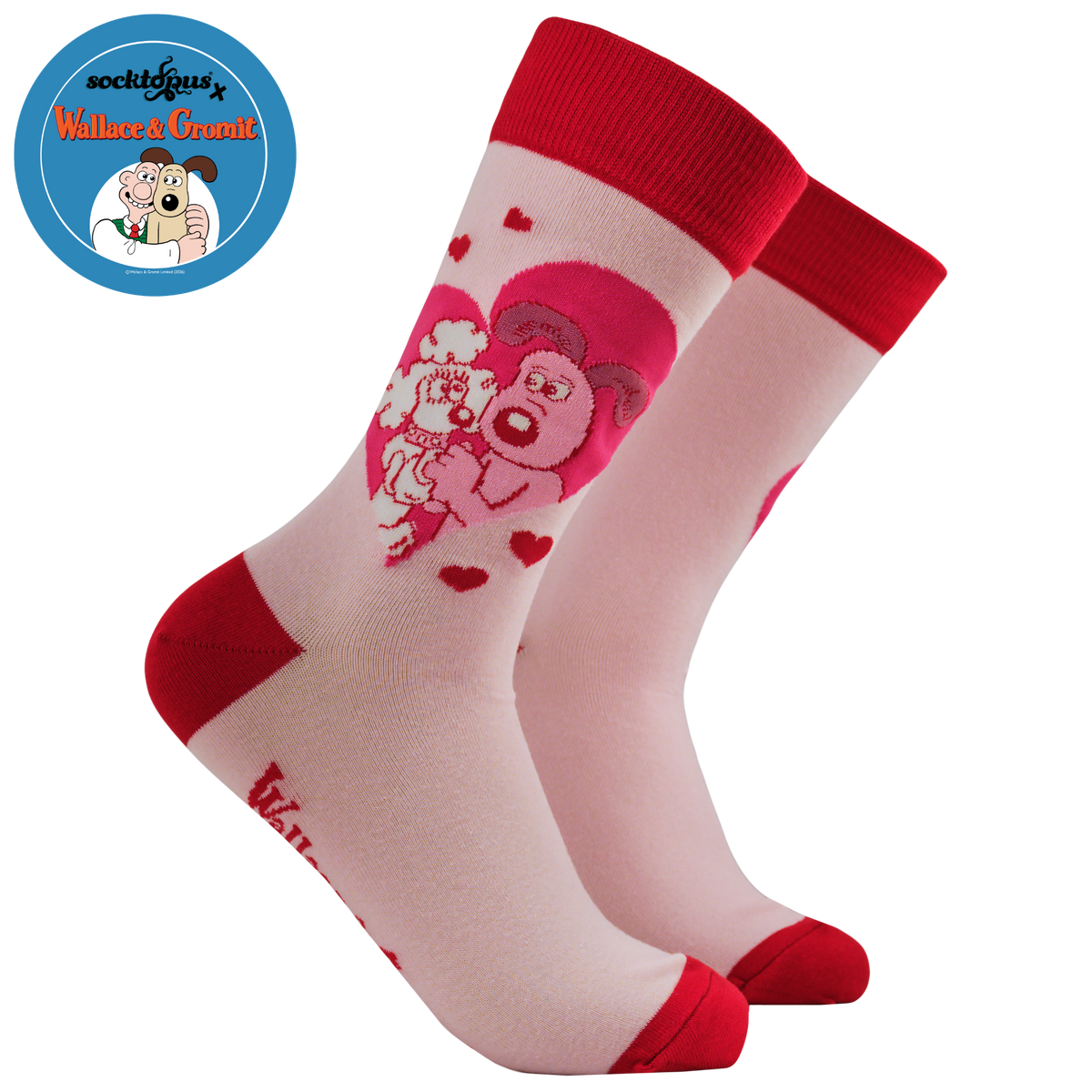 Love is in the Air Socks - Wallace and Gromit