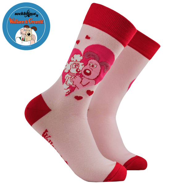 Love is in the Air Socks - Wallace and Gromit
