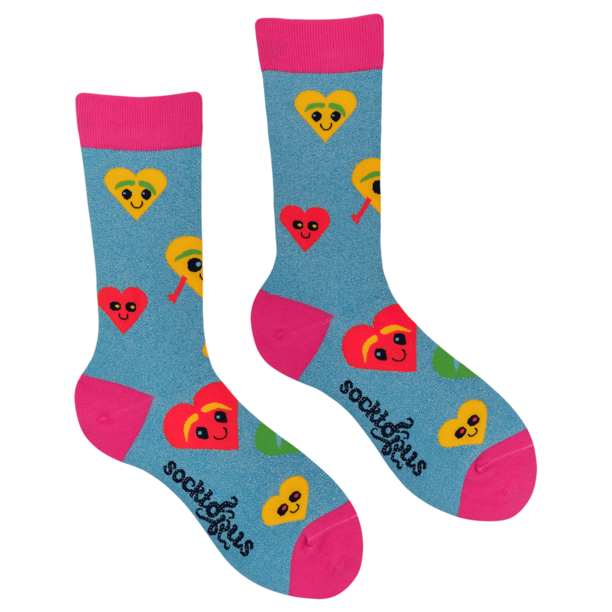 Tender - Lurex Hearts Socks