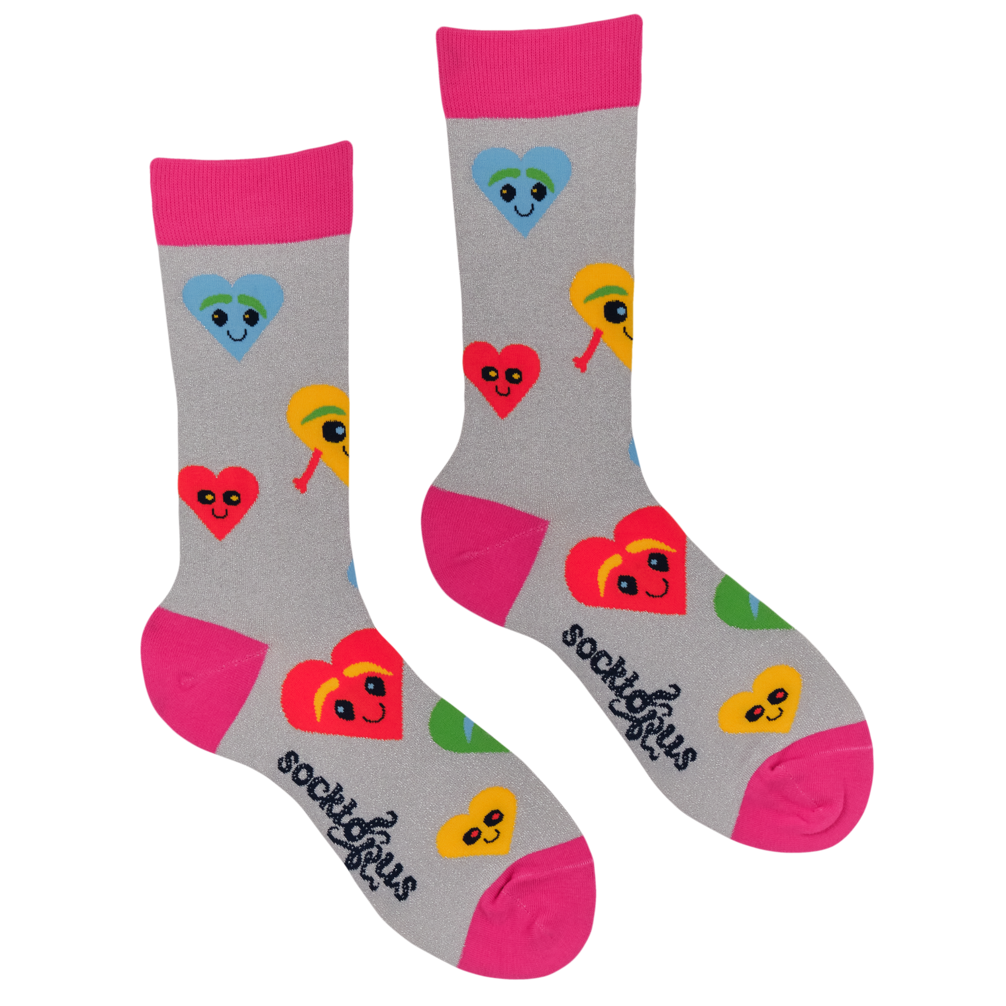 Tender - Lurex Hearts Socks