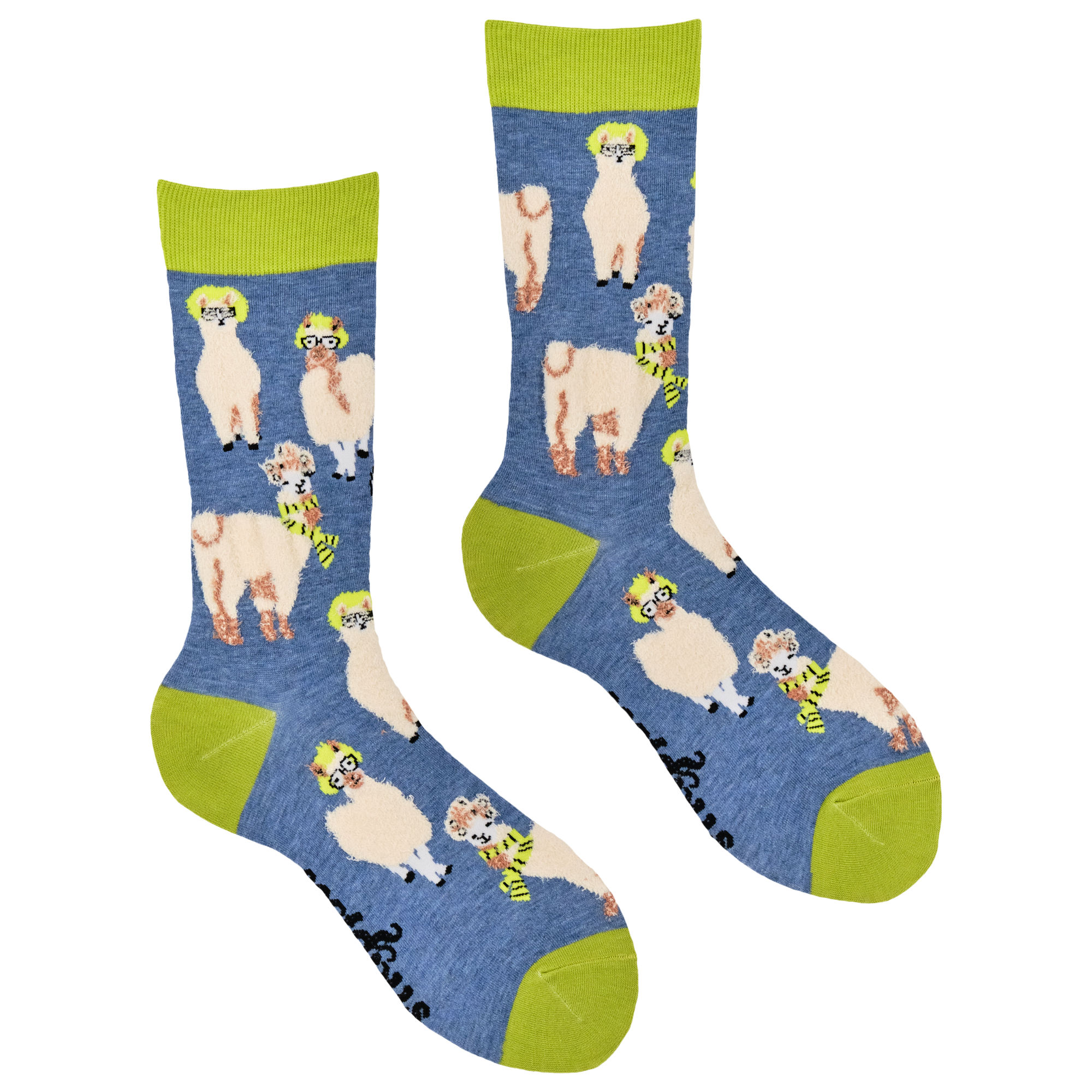 Fluffy Llama Drama Socks