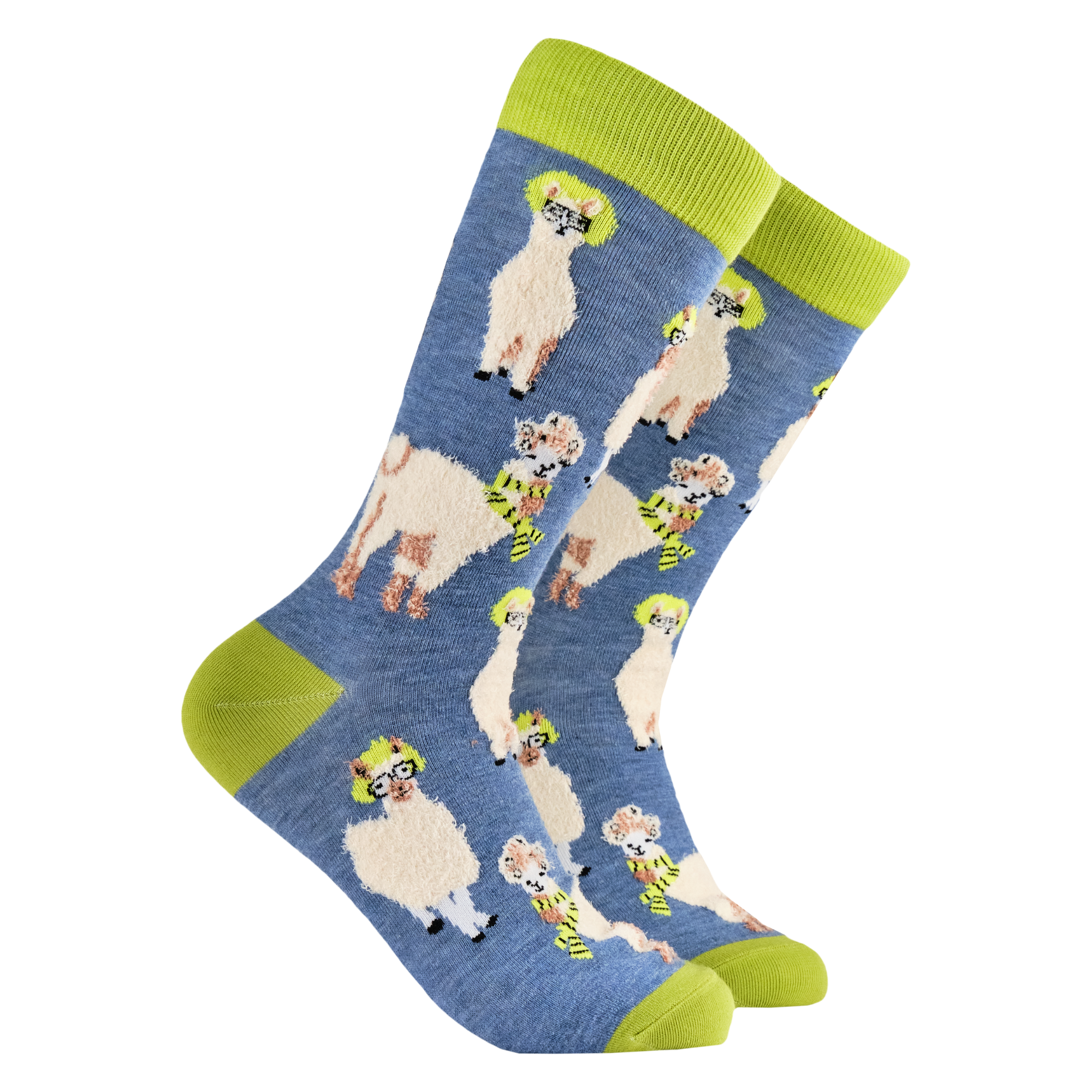 Fluffy Llama Drama Socks