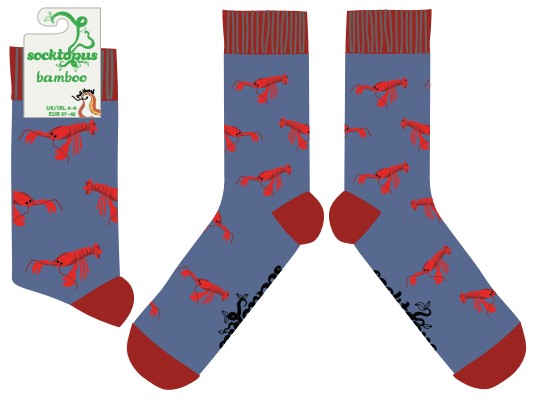 Lobster Bamboo Socks