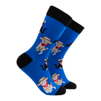 Cat Sheriff Socks - Meowdy Partner