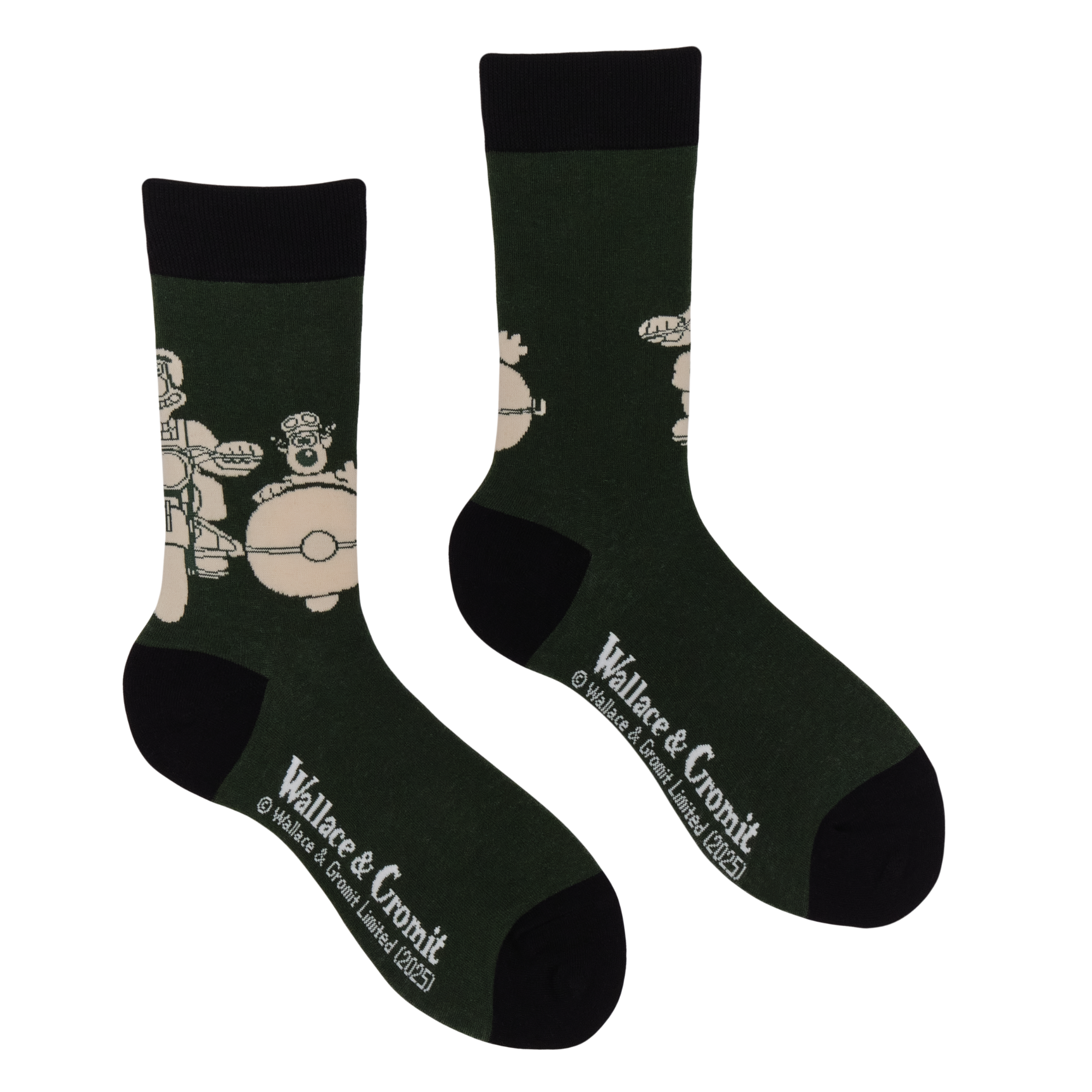 Motorbike Socks - Wallace and Gromit