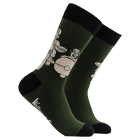 Motorbike Socks - Wallace and Gromit