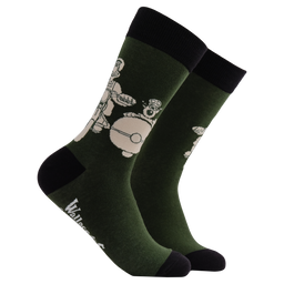 Motorbike Socks - Wallace and Gromit