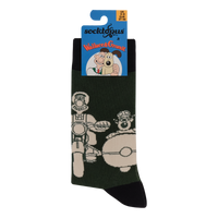 Motorbike Socks - Wallace and Gromit