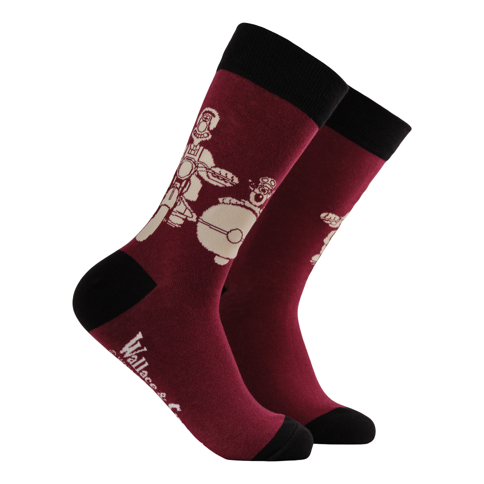 Motorbike Socks - Wallace and Gromit