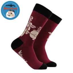 Motorbike Socks - Wallace and Gromit