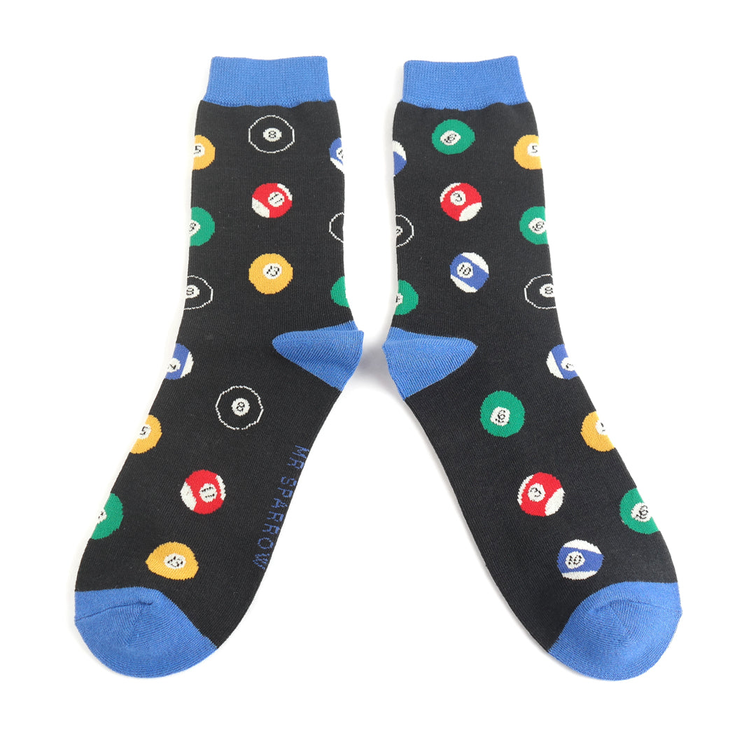 Pool Balls Bamboo Socks