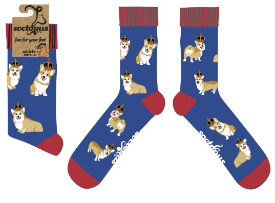 Majestic Corgi Socks