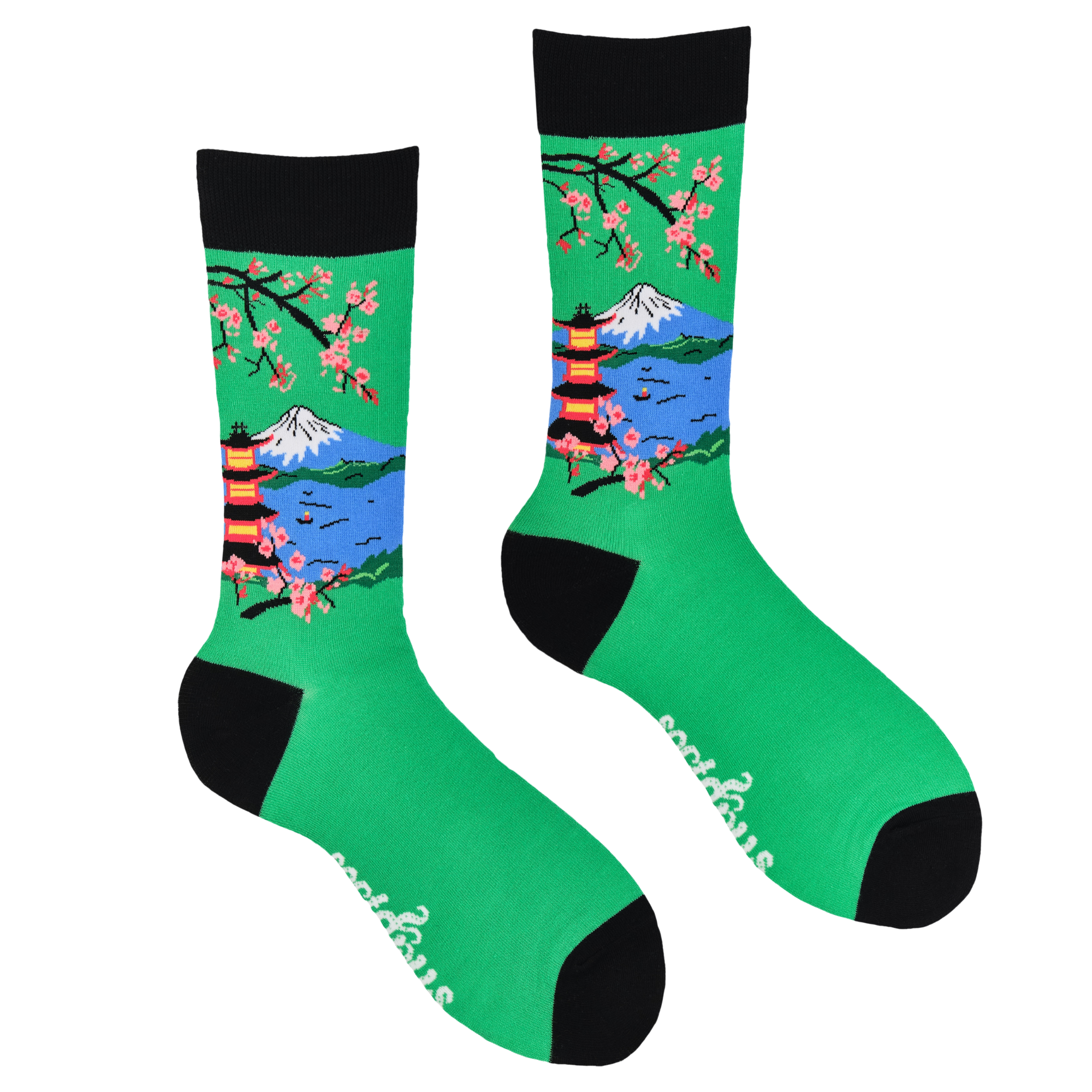 Japanese Socks - Mount Fuji