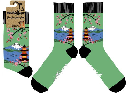 Japanese Socks - Mount Fuji