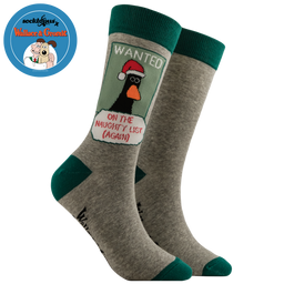 The Naughty List Socks - Wallace and Gromit