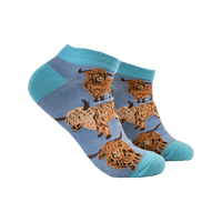 Highland Cow Trainer Socks - Och Aye the Moo! Trainer