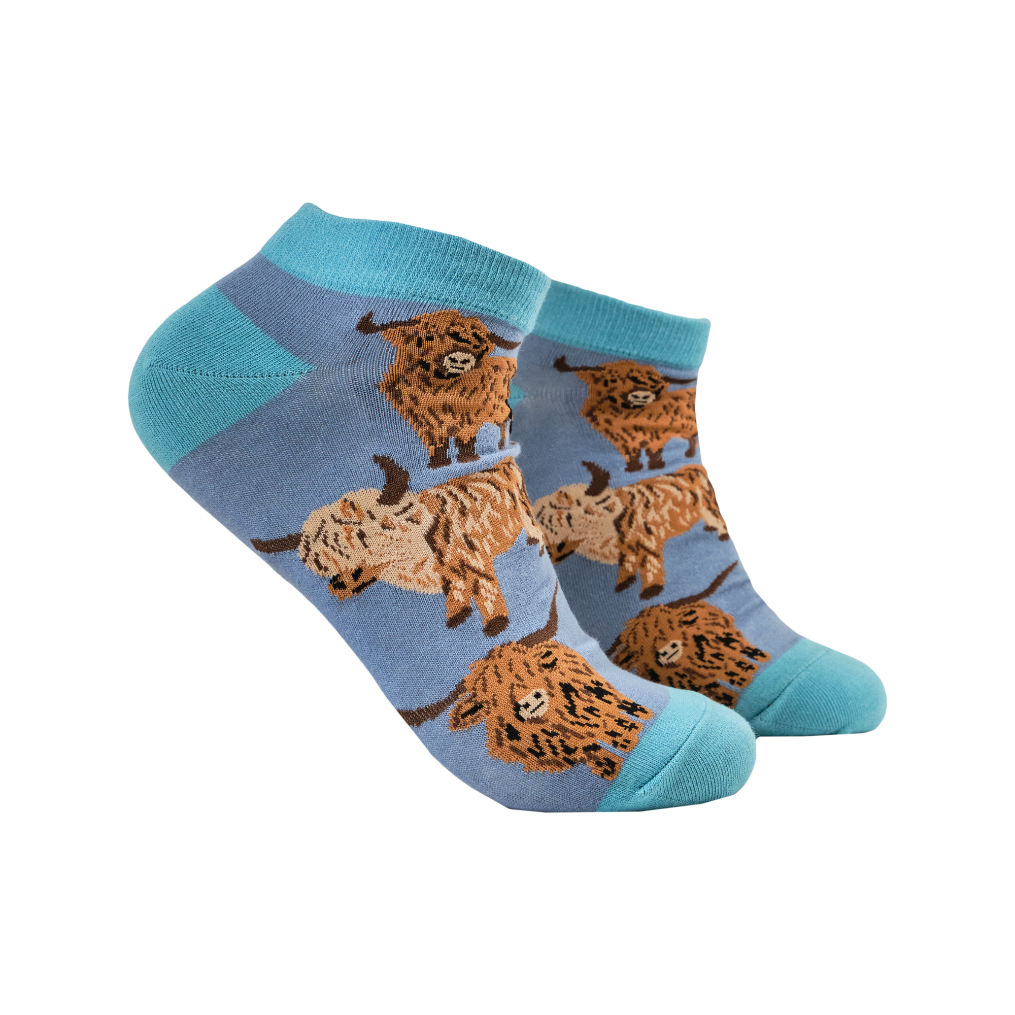 Highland Cow Trainer Socks - Och Aye the Moo! Trainer