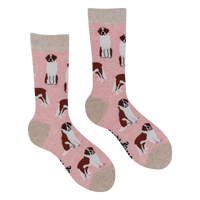 Saint Bernard Dog Socks - Oh When The Saints!