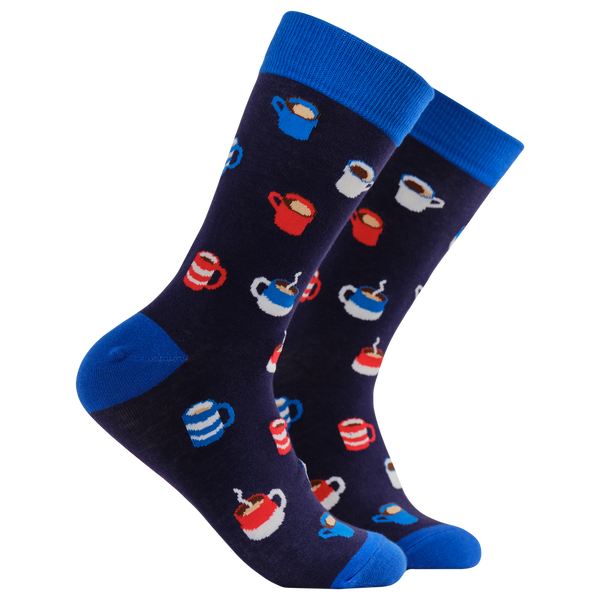 Tea Socks - One Sock Or Two? - LARGE