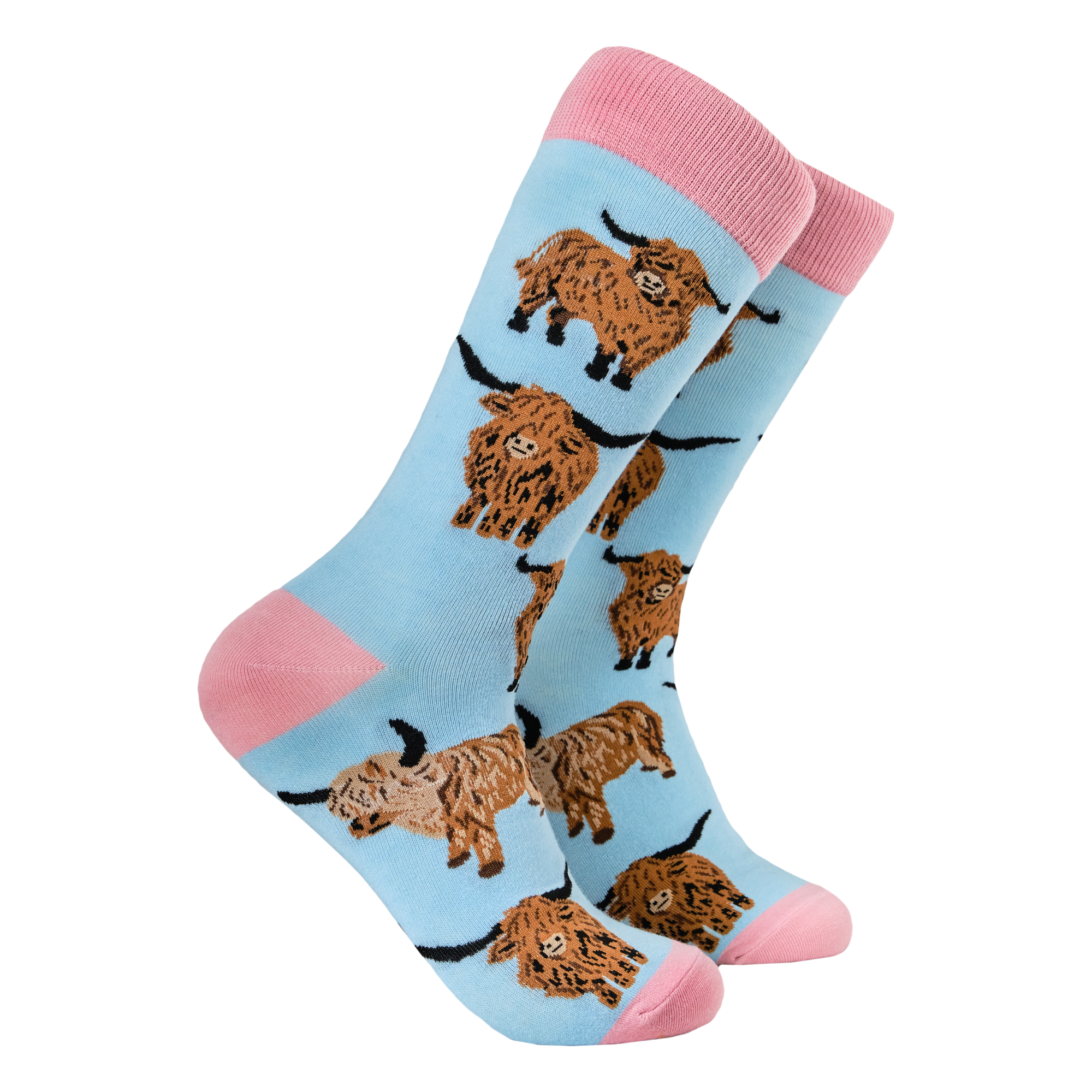 Highland Cow Socks - Och Aye the Moo! (XS-SIZE)