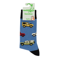 Vintage Land Rover Socks - Off Roader Bamboo