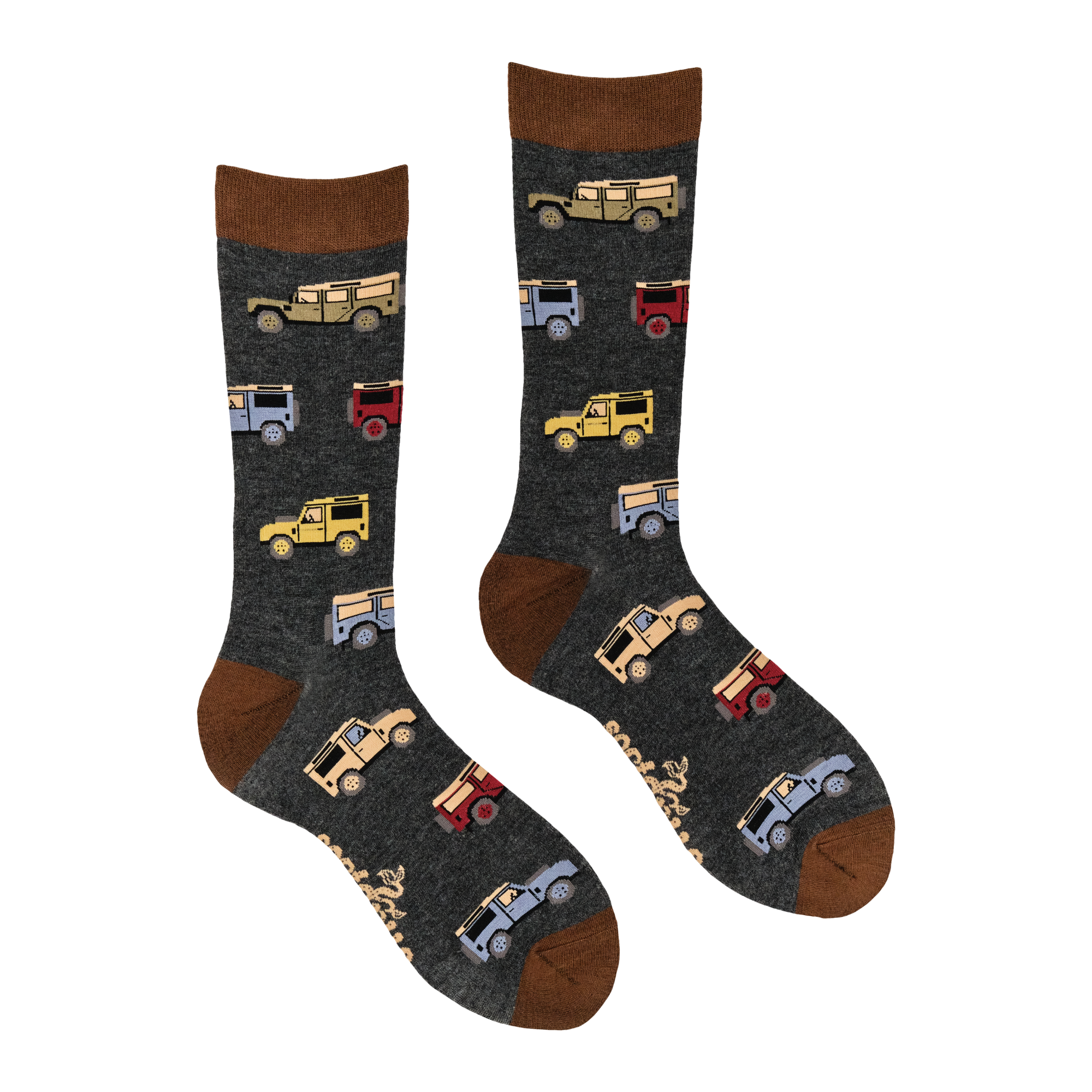 Vintage Land Rover Socks - Off Roader Bamboo