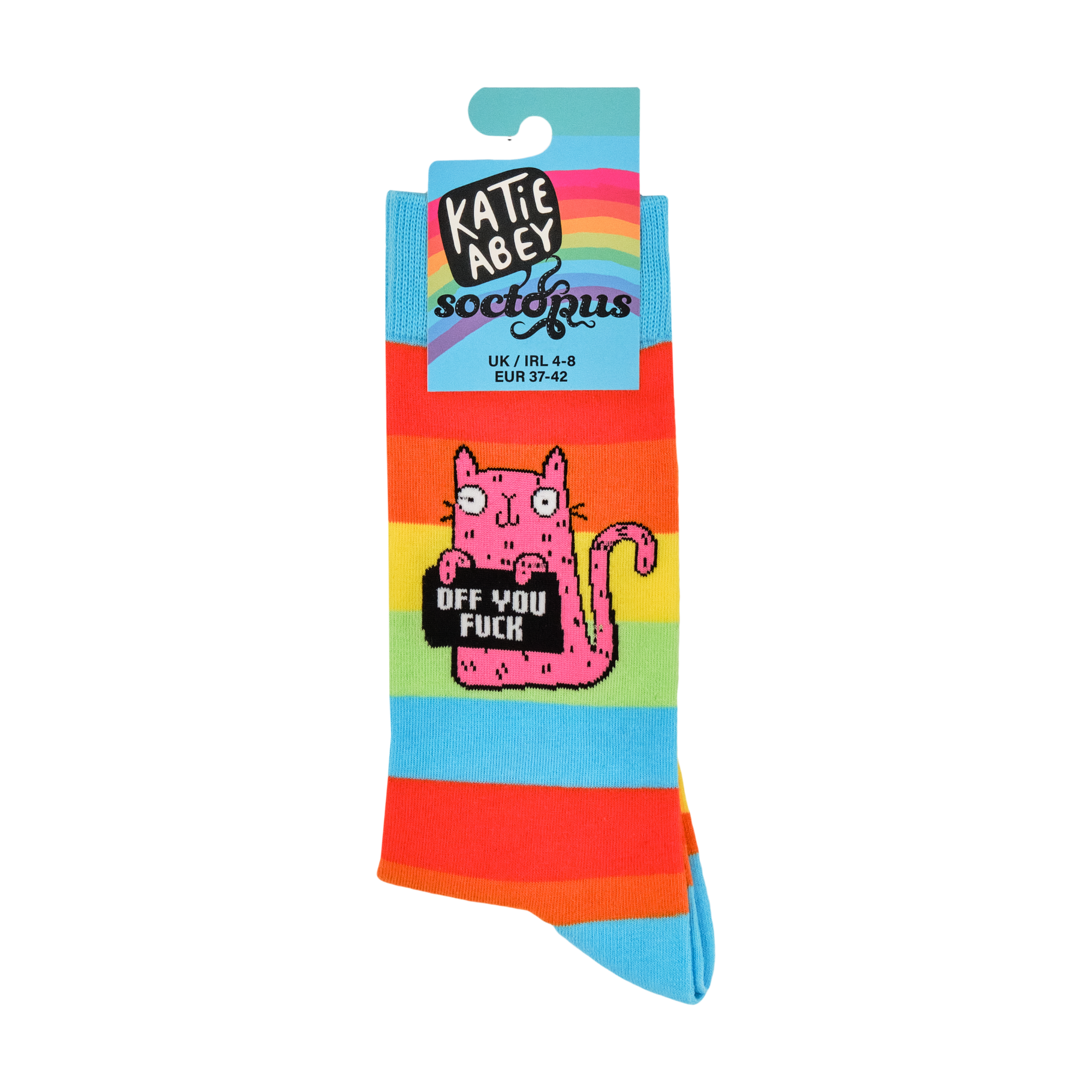 Off You Fuck Socks - Socktopus X Katie Abey