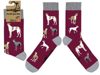 Whippet Socks - Off Like a Whippet