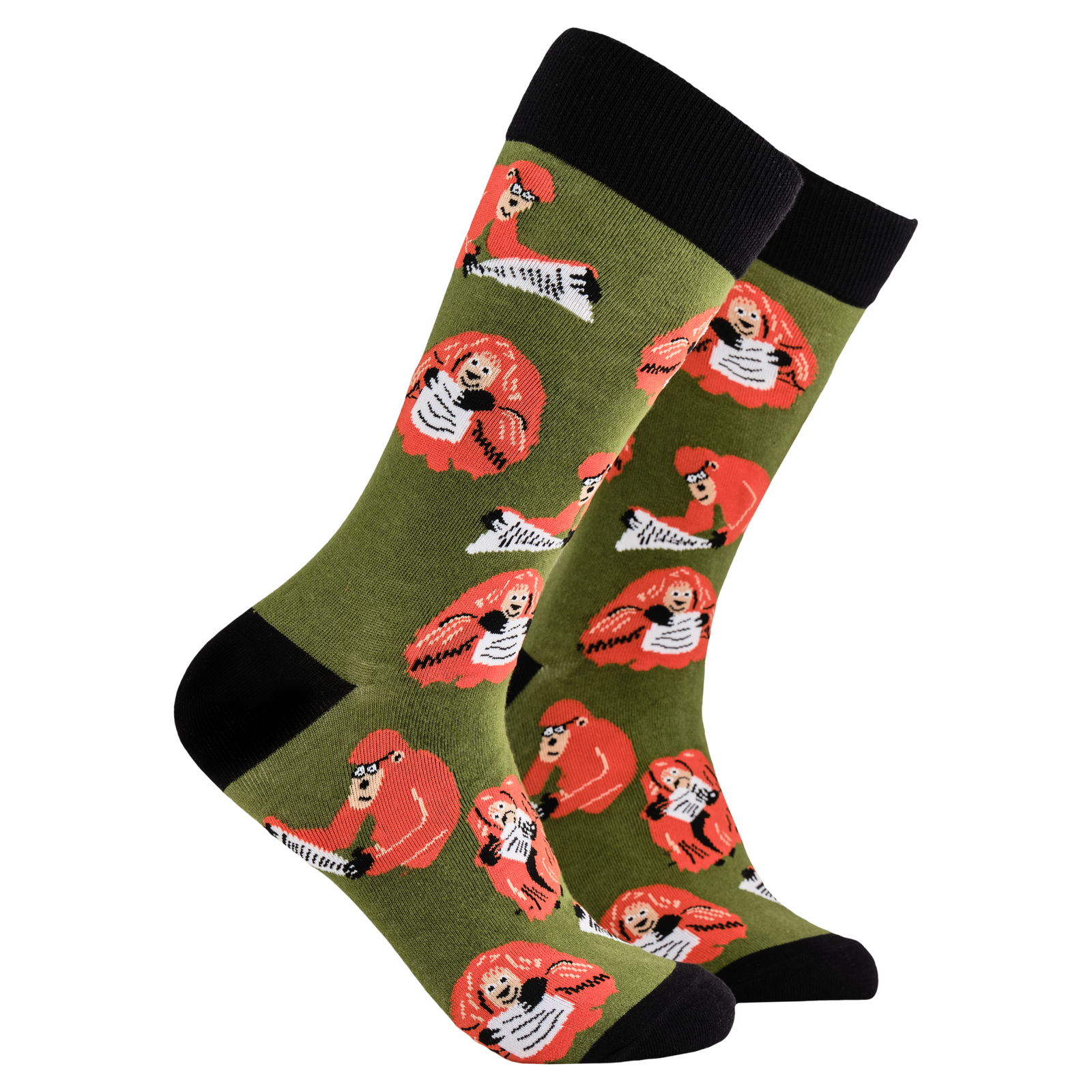 Orangutan IQ Socks