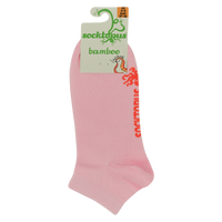 Pink Lemonade - Bamboo Colours Trainer Socks