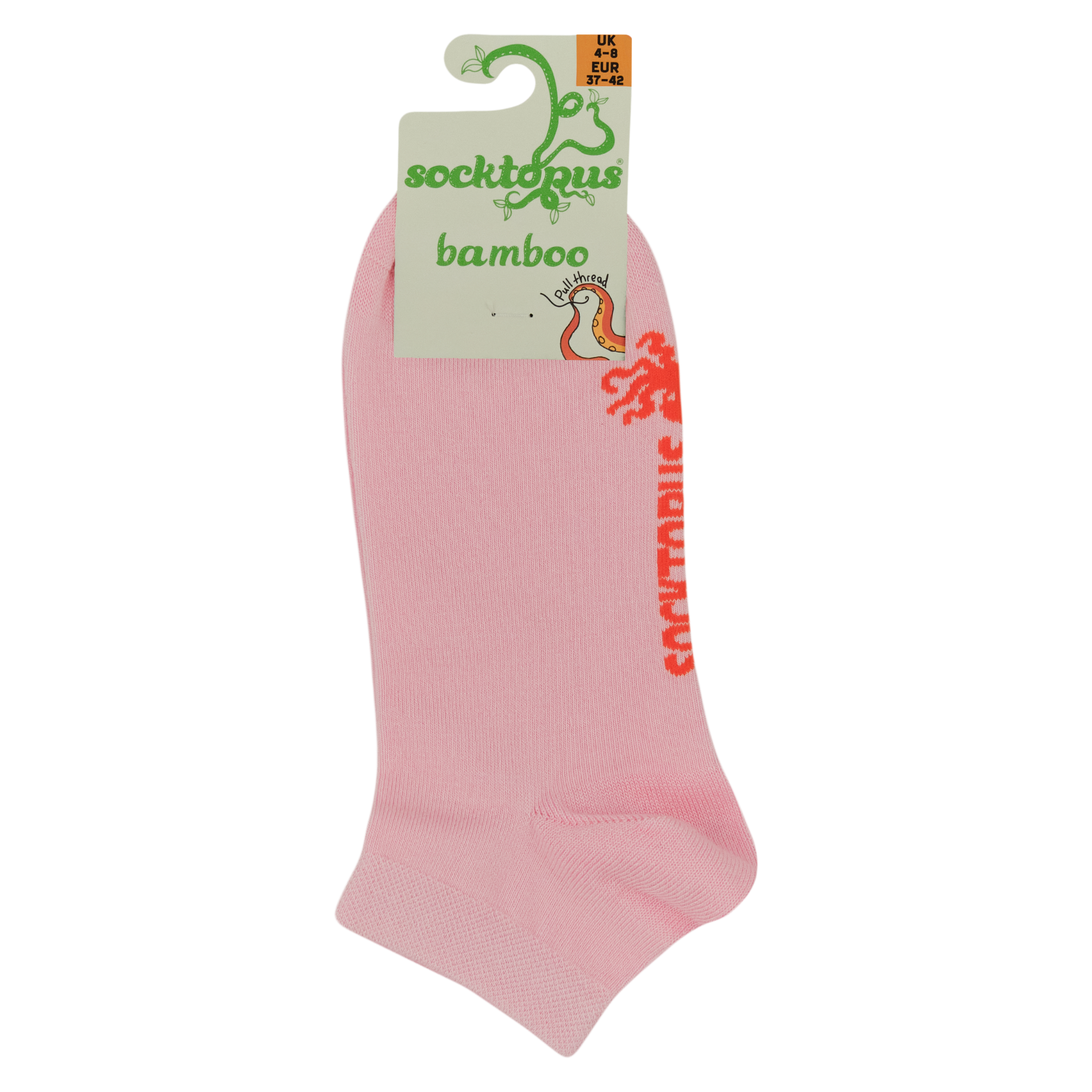 Pink Lemonade - Bamboo Colours Trainer Socks