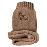 Pony Embroidered Boot Socks