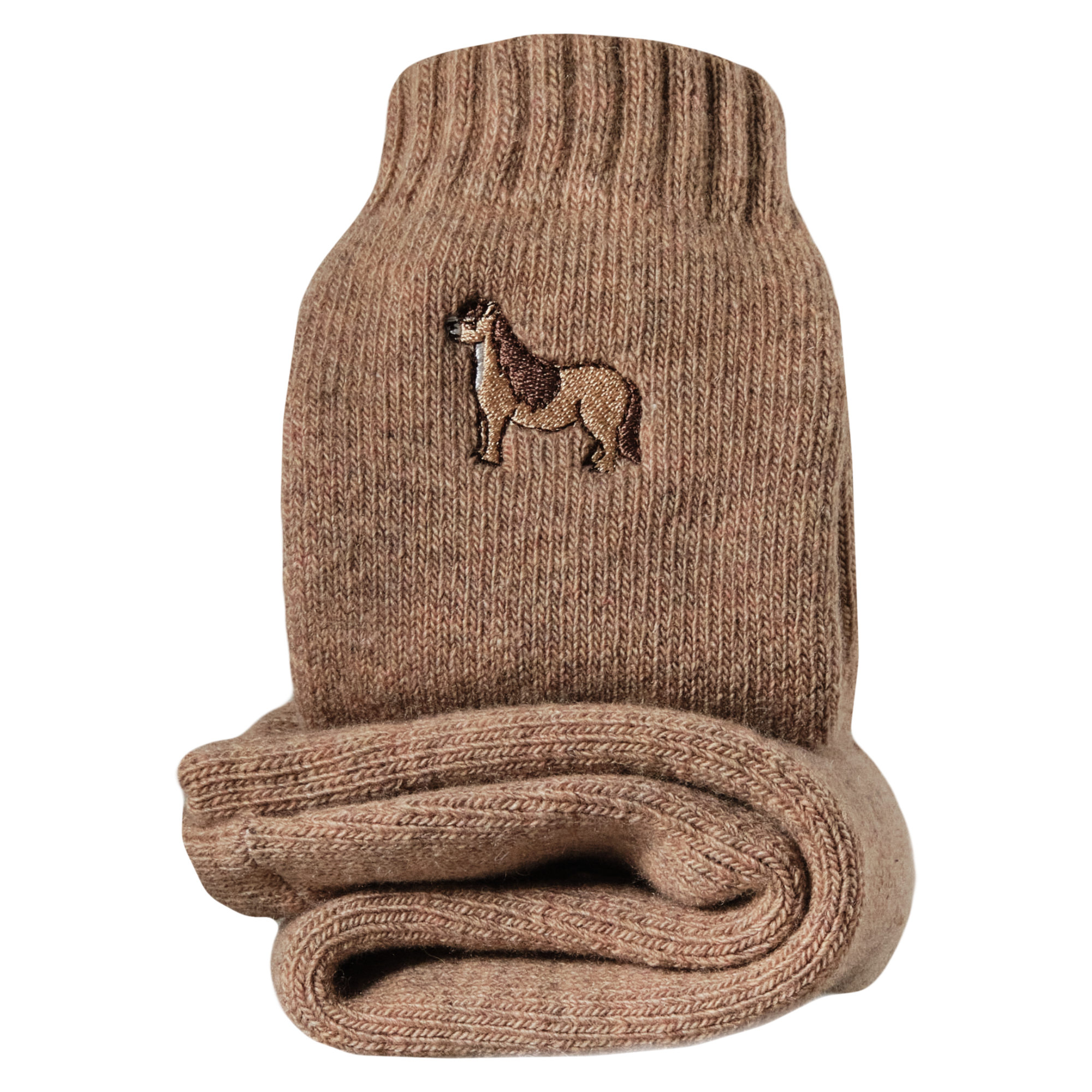 Pony Embroidered Boot Socks
