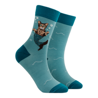 Cat Mermaid Mini Socks - Purr-Maid