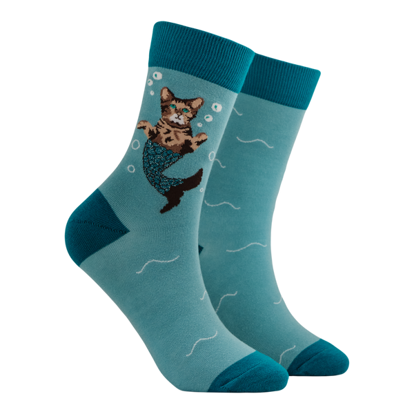 Cat Mermaid Mini Socks - Purr-Maid