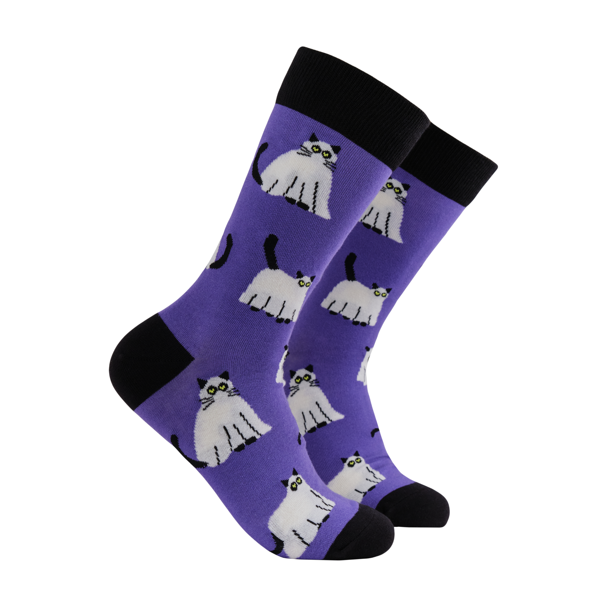 Ghost Cat Socks - Purranormal Activity