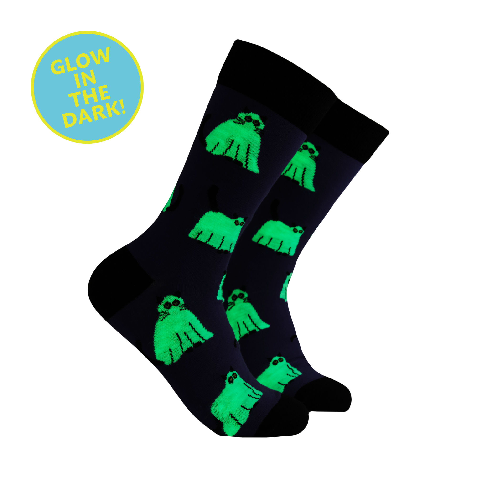 Ghost Cat Socks - Purranormal Activity