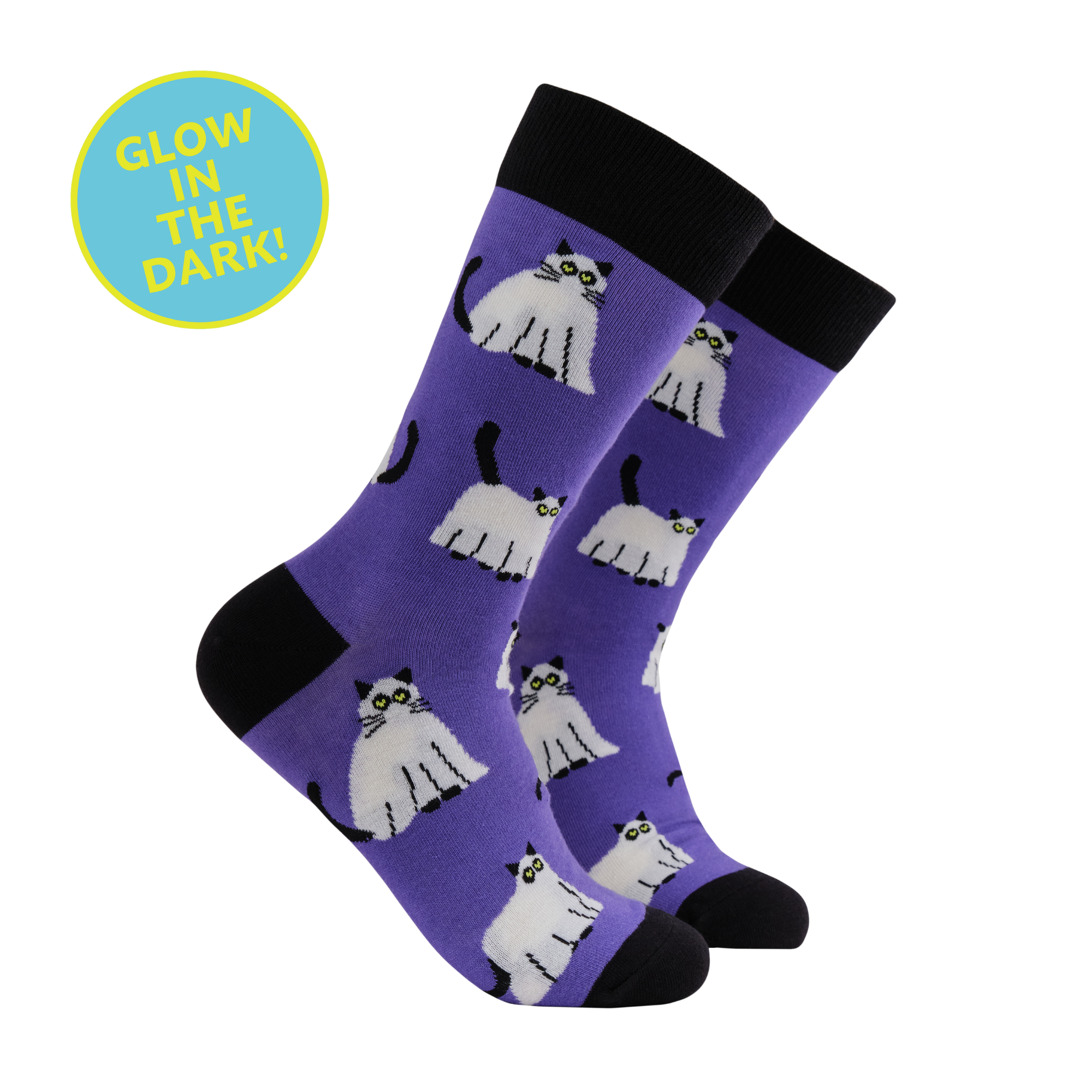 Ghost Cat Socks - Purranormal Activity