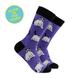 Ghost Cat Socks - Purranormal Activity