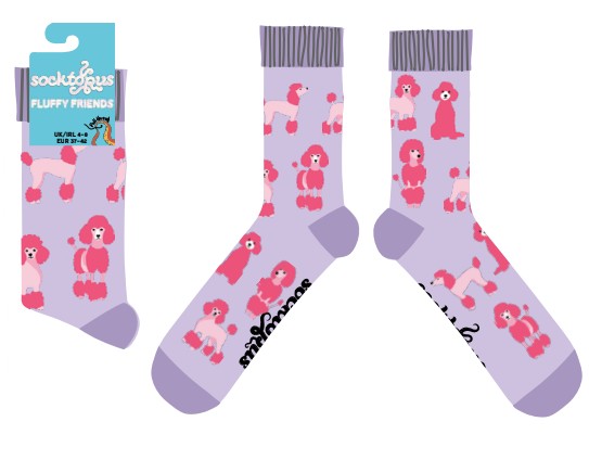 Fluffy Poodles Socks