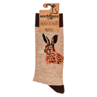 Hare Socks - Portrait of a Leveret